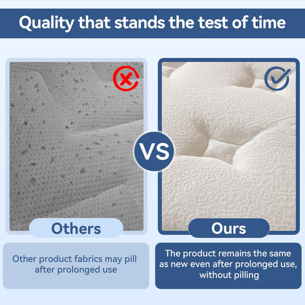 Full Size Memory Foam Hybrid Mattress 10 Inch