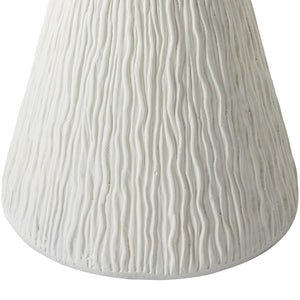 Mushroom Side Table Outdoor MgO Accent Table Round Patio End Table