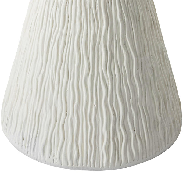 Mushroom Side Table Outdoor MgO Accent Table Round Patio End Table