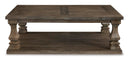 Farmhouse Coffee Table – Weathered Gray Finish
