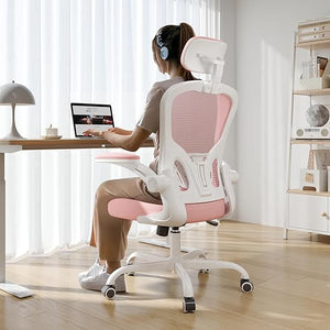 Ergonomic High Back Mesh Office Chair with Flip-Up Armrests – 330 lbs Capacity