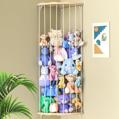 Corner Stuffed Animal Toy Organizer Shelf