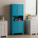 69" Metal Pantry Cabinet with Adjustable Shelves