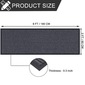 Indoor Outdoor Heavy Duty Door Mat with Non-Slip Rubber Backing