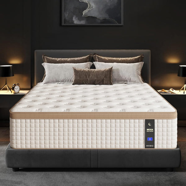 12-Inch Hybrid Queen Mattress – Cooling Gel Memory Foam & Pocket Springs