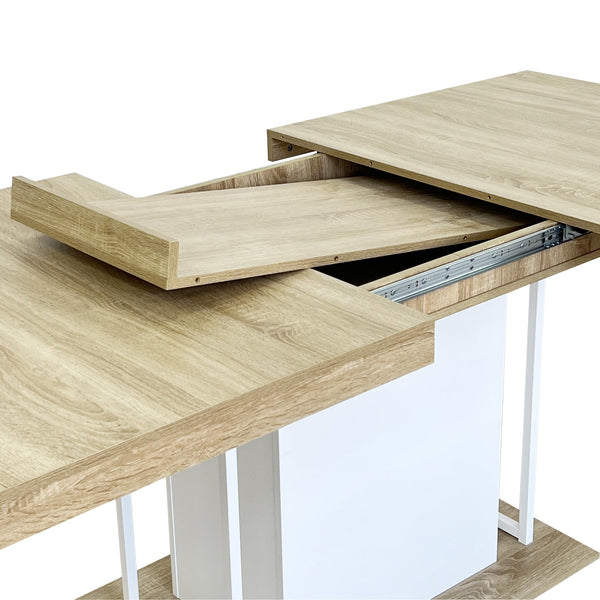 Extendable Dining Table for 6-10 People