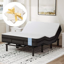Queen Adjustable Bed Frame with Cooling Gel Memory Foam Mattress