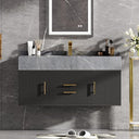 39.4" Floating Bathroom Vanity with Sink & Sintered Stone Countertop