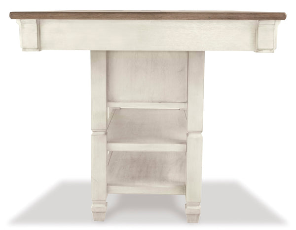 Rectangular Counter Dining Table with Storage