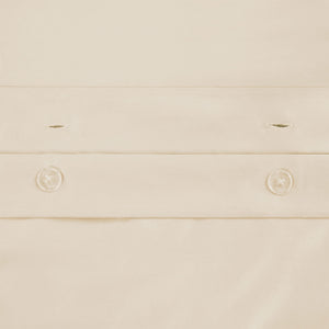 Egyptian Cotton Sateen Duvet Cover Set with Pillow Shams