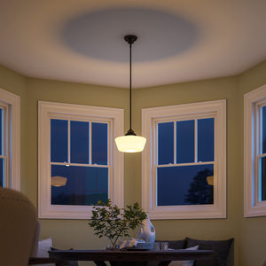 Cambridge Rustic Pendant Light – Blackened Oil Rubbed Bronze