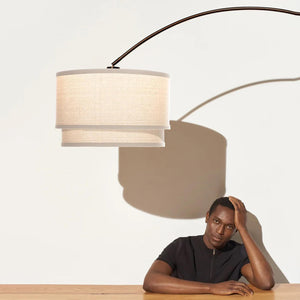 Arc Floor Lamp with Marble Base