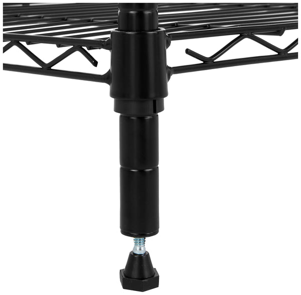 4-Shelf Adjustable Heavy Duty Steel Wire Rack