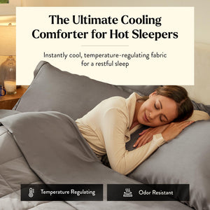 All-Season Cotton Duvet Cover – Breathable, Water-Resistant Bedding