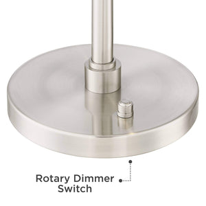 LED Swing Arm Desk Lamp with Adjustable Height