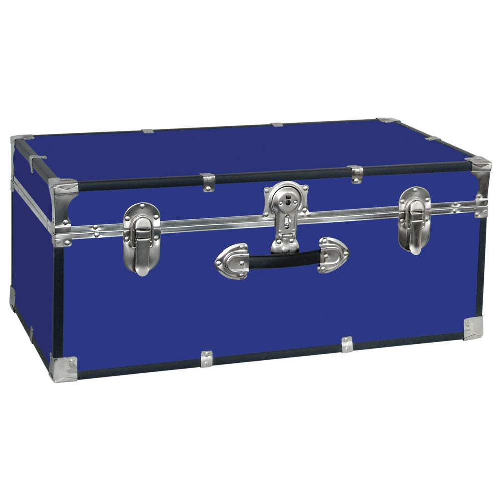 30-Inch Lockable Storage Footlocker Trunk