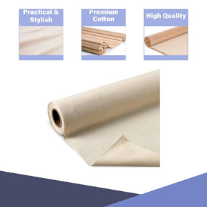 Cotton Twill Tambour Cloth – Off-White, Sold by the Yard