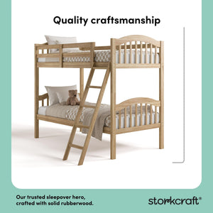 Twin Over Twin Bunk Bed — Convertible, GREENGUARD Gold Certified