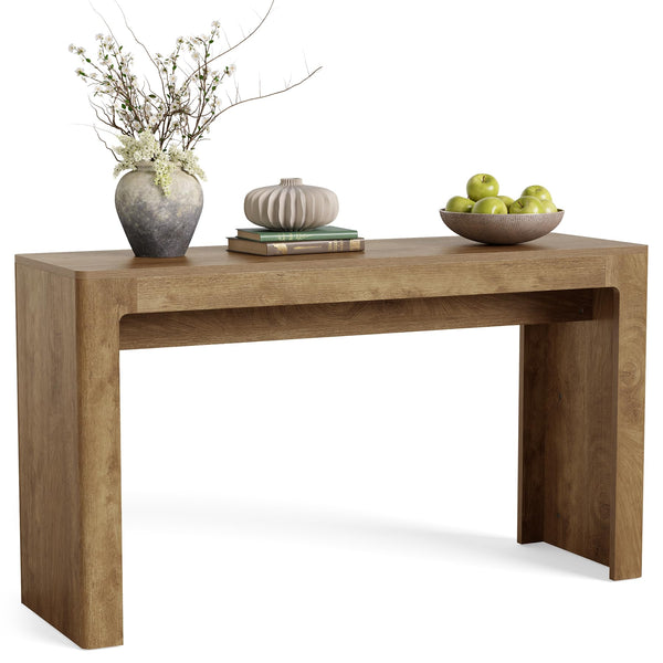 63" Rectangular Bar Table, Counter Height Pub Dining Table