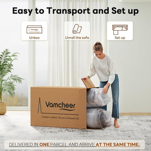 Modular L-Shaped Sectional Sofa with Deep Seat