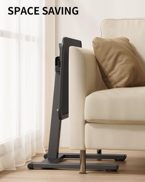 Adjustable TV Tray Table with Wheels