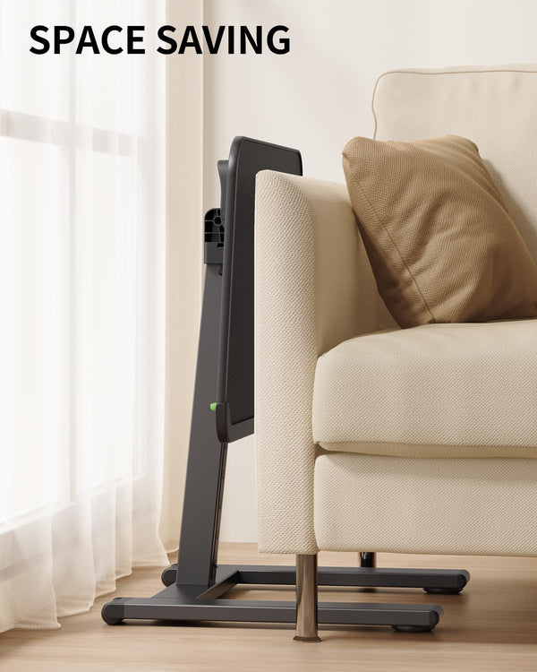Adjustable TV Tray Table with Wheels