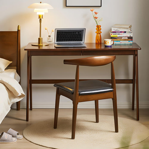 Mid-Century Modern Computer Desk with Drawers