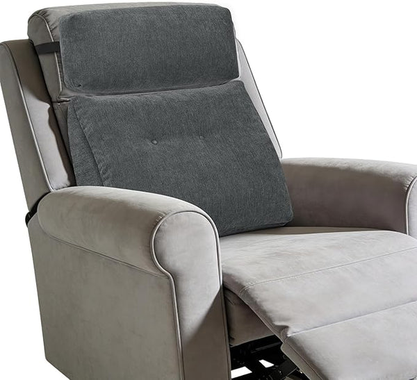 Dual-Layer Lumbar & Headrest Support Pillow Set