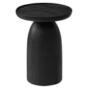 Round Solid Mango Wood Side Table