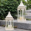 Decorative Outdoor & Indoor Candle Lanterns Set of 2