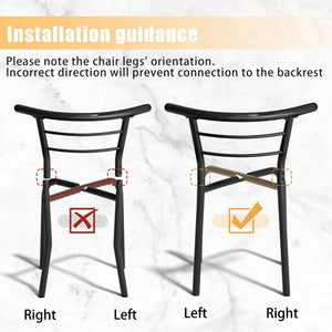 3-Piece Round Dining Table and Chair Set with Wine Rack