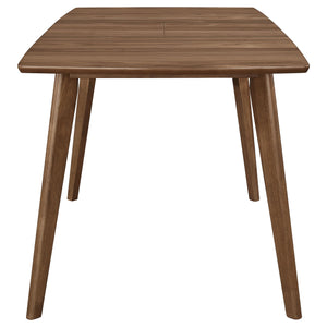 63-Inch Extendable Dining Table with Butterfly Leaf