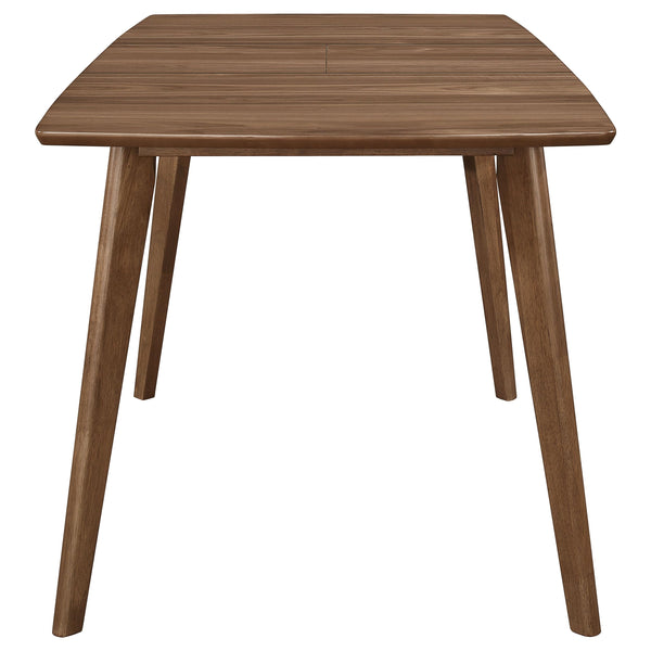 63-Inch Extendable Dining Table with Butterfly Leaf