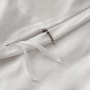 Organic Cotton Flannel Duvet Cover Set with Shams