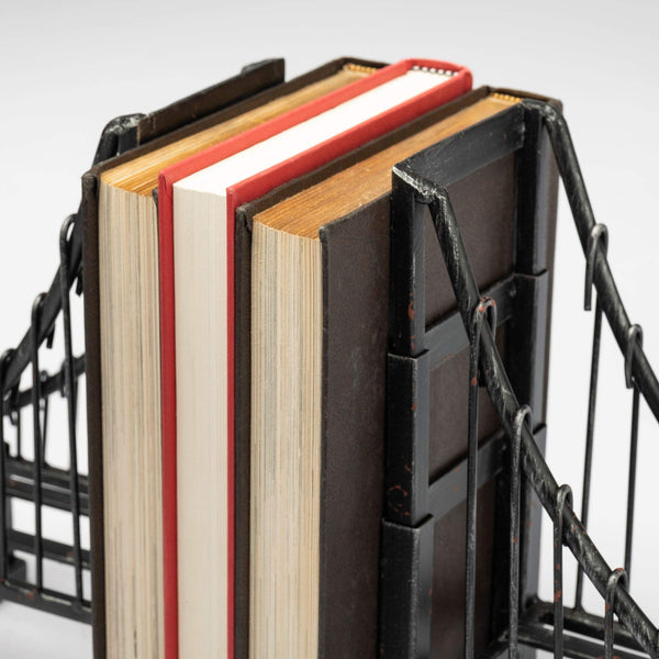 Metal Bridge Suspension Bookends Set of 2