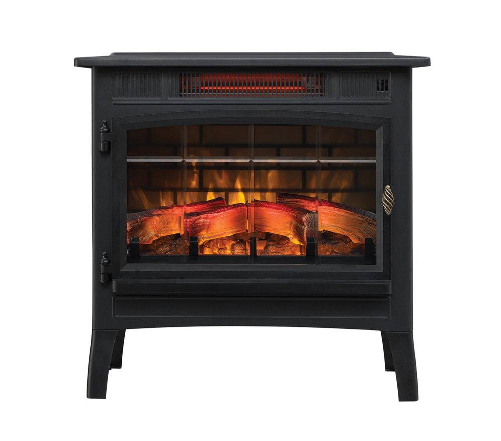 Freestanding Electric Fireplace Stove Heater with 3D Flame Effect