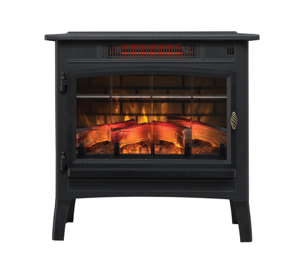 Freestanding Electric Fireplace Stove Heater with 3D Flame Effect