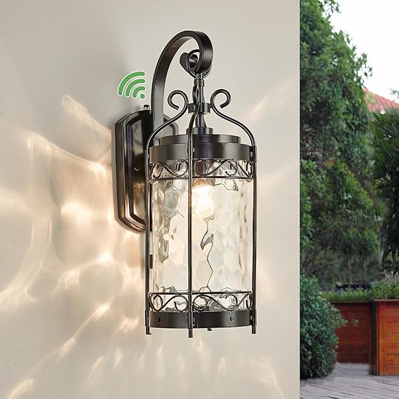Retro Outdoor Wall Lantern | Coach Light & Dusk to Dawn Sconce | Waterproof Aluminum