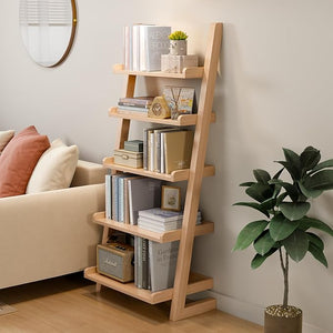 5-Tier Leaning Ladder Bookshelf