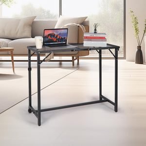 Folding Outdoor Bar Table with Waterproof Mesh Top
