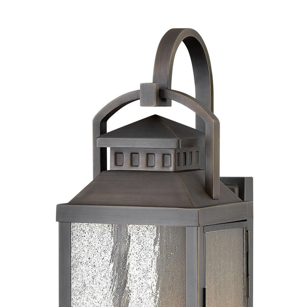 Blackened Brass Outdoor Coach Lantern Wall Light