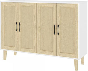 Rattan Door Buffet Sideboard Cabinet