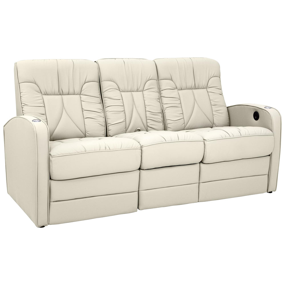 RV Double Recliner Sofa with Heat & Massage