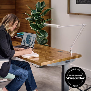 Adjustable LED Desk Lamp with 3 Color Modes & Dimmer