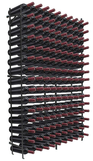 15-Tier Freestanding Metal Wine Rack – 75 or 150 Bottle Storage
