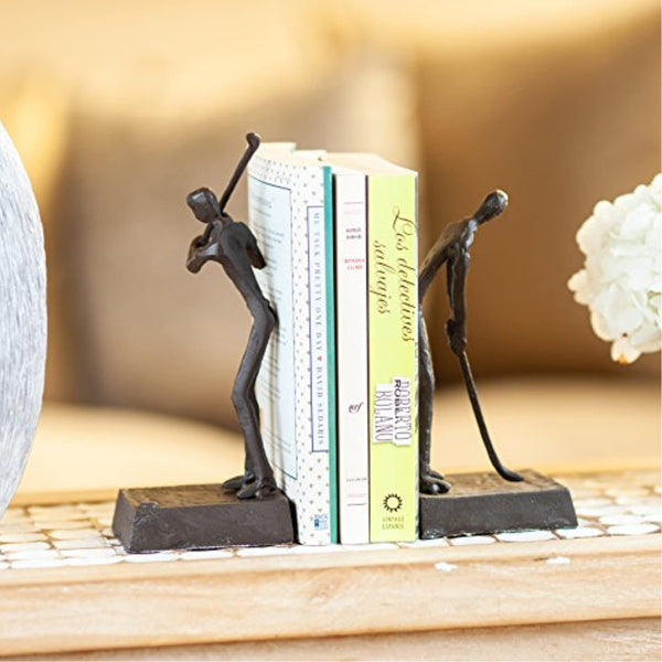 Golfers Iron Bookend Set
