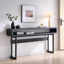 63-Inch Console Table with Open Shelf
