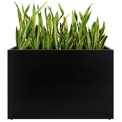 Galvanized Steel Folding Rectangular Planter Box with Drainage Holes