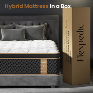 Queen 10-Inch Firm Hybrid Mattress with Pocket Springs