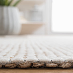 Hand-Tufted Jute & Wool Area Rug – 10' x 14' Rectangular